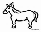 Mule Colormegood Animals Coloring sketch template