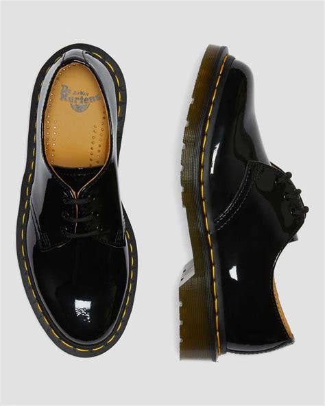 patent leather oxford shoes  black dr martens