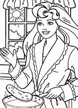 Coloring Pages Cooking Barbie Kids Colouring Color Printable Sheets Adult Getcolorings sketch template