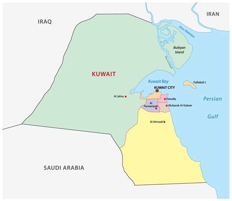 kuwait maps facts world atlas