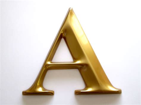 letter aa moulded letters