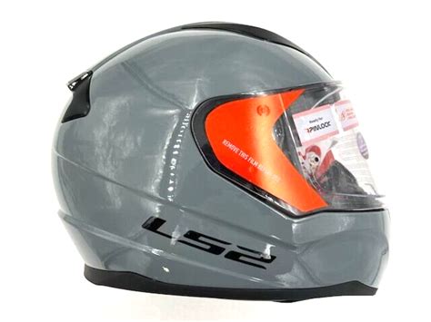 ls helmets   rapid street helmet battleship gray medium ebay