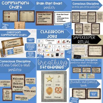 conscious discipline printables  connected  sped tpt
