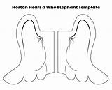 Elephant Horton Hears Who Printablee sketch template