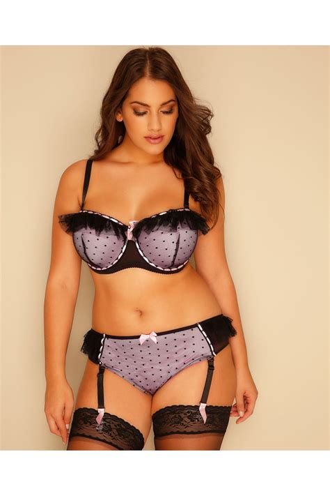 schwarz und rosa netz slips mit detachable suspender