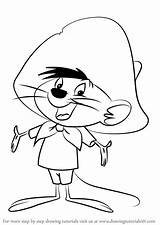 Speedy Gonzales Draw Animaniacs Drawing Step Looney Coloring Tunes Cartoon Pages Drawingtutorials101 Characters Tutorials Drawings Sketches Choose Board Character sketch template