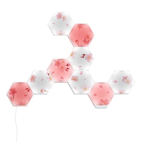 Nanoleaf Shapes Cherry Blossom Hexagons Starter Kit Apple（日本）