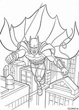Coloring Pages Batman Printable Color Para Colorear Dibujos Book Flying sketch template