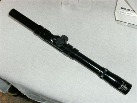 vintage glenfield riflescope  model  rifle scope original manual  box