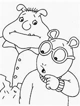 Arthur Coloring Pages Printable Cartoons Kids Books Sheets Popular Advertisement sketch template
