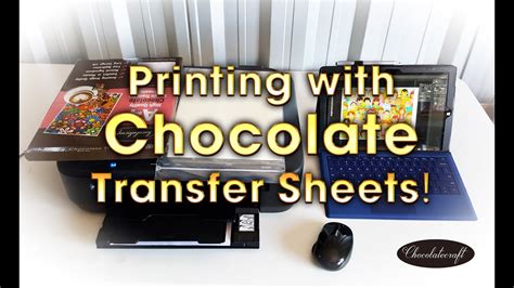 print images and photos using chocolate transfer sheets youtube