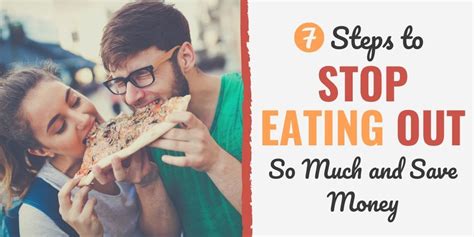 7 steps to stop eating out so much and save money