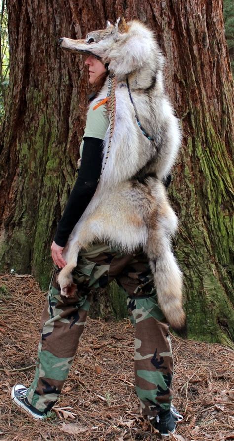 Wolf Pelt Headdress Totems Tribal And Ritual Art