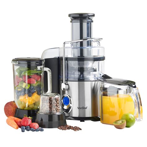 vonshef    digital  fruit vegetable power juicer blender grinder ebay