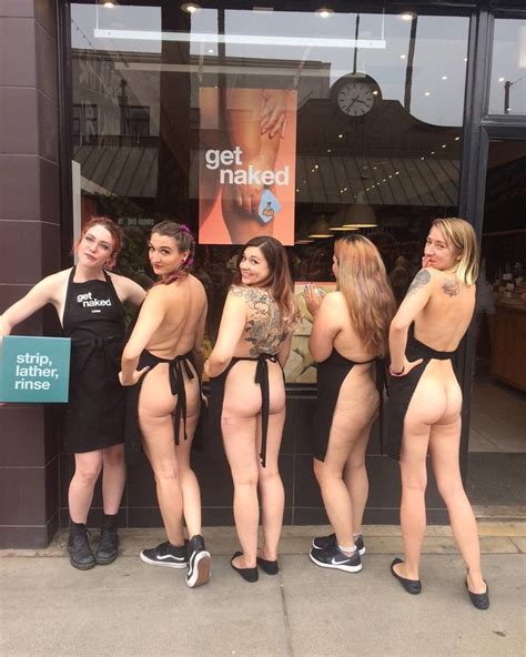 come to work naked day lush store various years and venues 180 pics