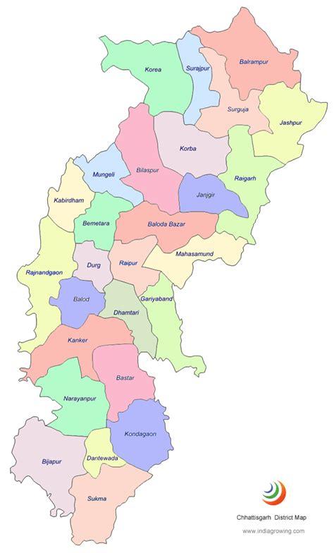 chhattisgarh map