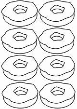 Donut Coloring Pages sketch template