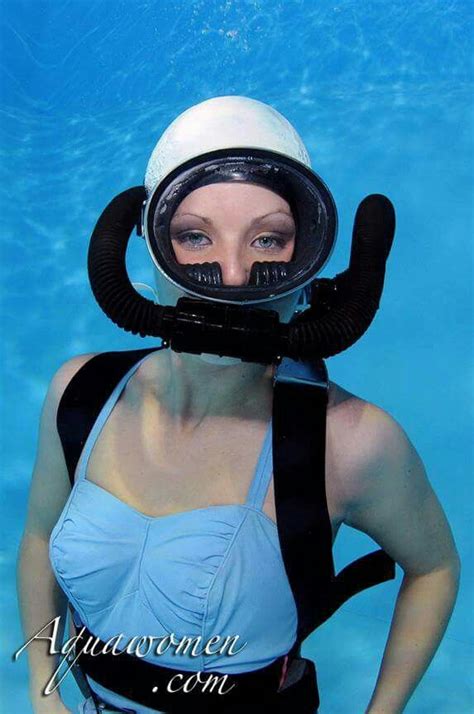 pin by booker on aqua women scuba girl vintage