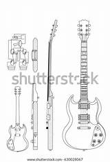 Epiphone sketch template