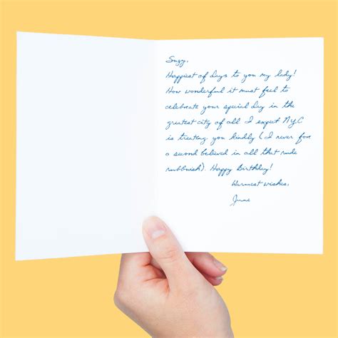 sign  letter   card   examples tips
