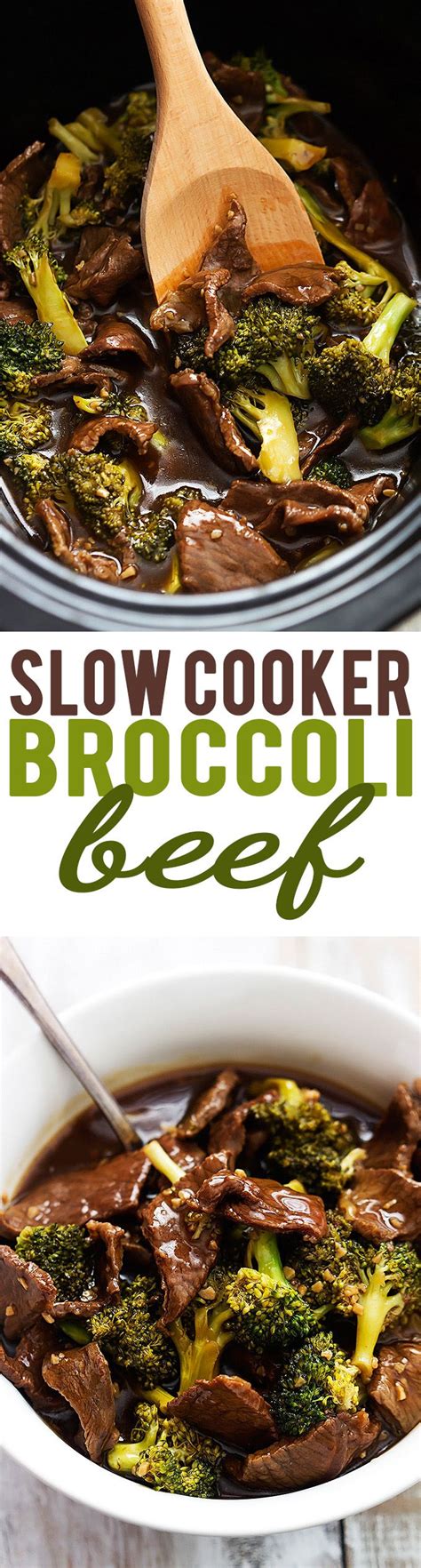 Slow Cooker Broccoli Beef Creme De La Crumb Recipes Slow Cooker