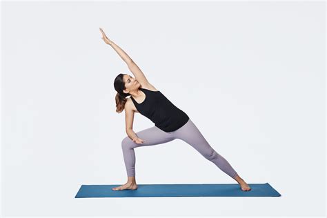extended side angle   classic yoga pose    taught