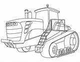 Coloring Tractor Deere John Pages Kids Printable Tractors Colouring Drawing Case Print Drawings Combine Sheets Outline Traktor Machinery Heavy Kolorowanki sketch template