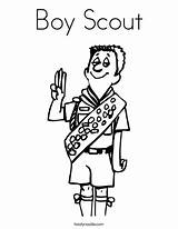 Scout sketch template