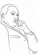 Luther Mlk Supercoloring Webstockreview sketch template