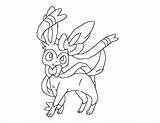Sylveon Pokemon Coloring Eevee Pages Evolutions Evolution Lineart Printable Drawing Color Print Colouring Sheets Kids Deviantart Size Printables Getdrawings Draw sketch template