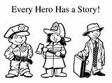 Hero Clipart Every Heroes Everyday Reading Community Pages Coloring Story Cliparts Call Template Library Clipground sketch template
