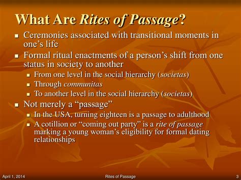 ppt rites of passage powerpoint presentation id 624844