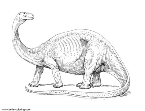 Jurassic World Fallen Kingdom Coloring Pages Apatosaurus Brontosaurus