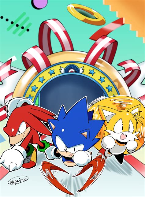 sonic the hedgehog knuckles the echidna and tails sonic and 2 more