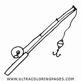 Fishing Rod Coloring Pole Pages Ultra Ausmalbild Template Rods Clipart Poles Drawing sketch template