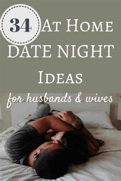 34 At Home Date Night Ideas For Married Couples And A