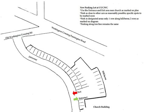 parking lot layout  information uucwc