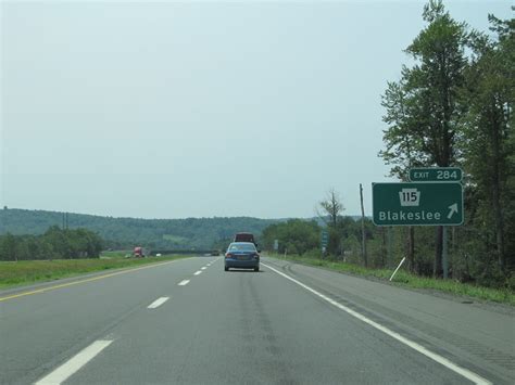 pennsylvania interstate  westbound cross country roads