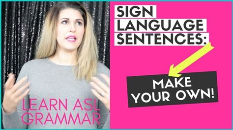 sign language sentences  basic structure sign language sentences