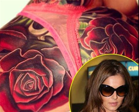 cheryl cole gets a ticking off over her tattoo daily star