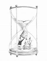 Hourglass Deadline Yorker Newyorker sketch template