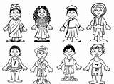 Diversity Multicultural Culturas Chicos Kinder Mundo1 sketch template