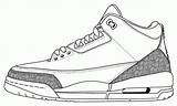 Coloring Jordan Pages Shoe Clipart Library Collection sketch template