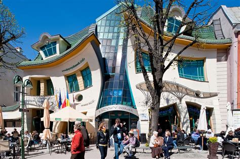 shopping mad the crazy crooked house polish mall inspired by freaky fairytales daily mail