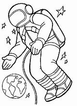 Astronaut Coloring Pages Girl Colouring Pag Kids sketch template
