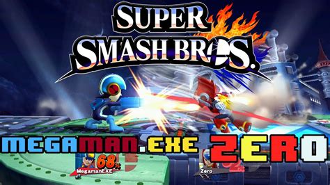 Super Smash Bros 4 Zero Vs Megaman Exe Mii Fighter