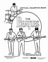 Beatles Coloring Pages Printable Kids 60s 1960s Book Fun Yellow Submarine Music Books Colouring Birthday Color Sheets Official Party Easy sketch template