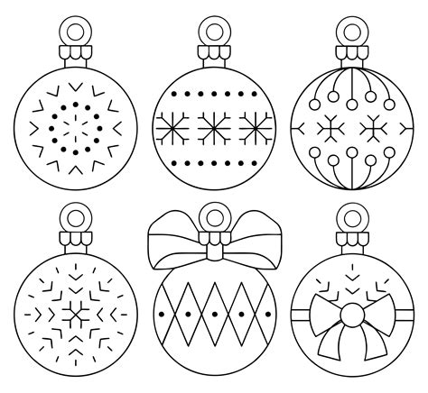 printable christmas ornament clipart