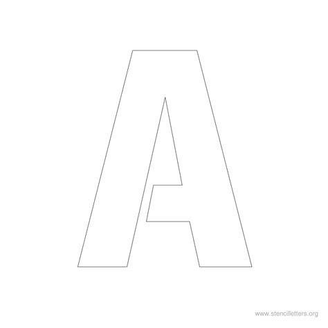 images  large alphabet letters printable stencils large