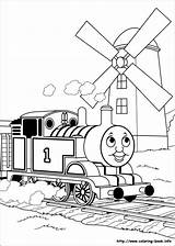 Coloring Thomas Friends Pages Children Print sketch template